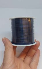 Kot Mavisi Paraşüt İpleri, 1 mm , 1 Metre