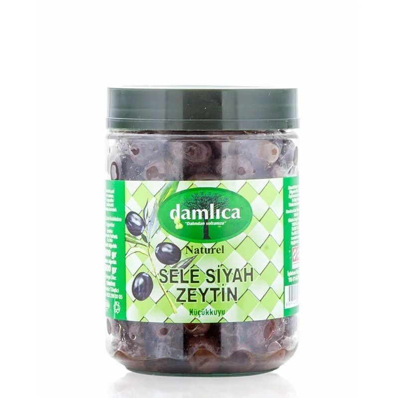 Gemlik Tipi Sele Siyah Zeytin 2000 gr