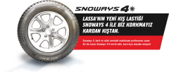 Lassa 235/45R18 98V XL SNOWAYS 4 ÜRETİM YILI : 2024