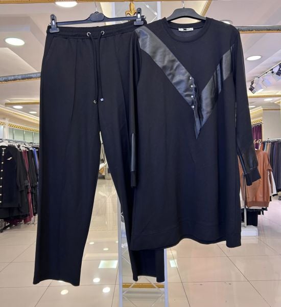 ﻿TAŞ VE DERİ DTY. PANTOLONLU TAKIM/BELGİN