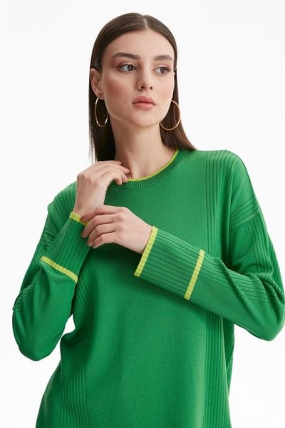 ÇİZGİ DETAYLI RAYON TUNİK BENETTON