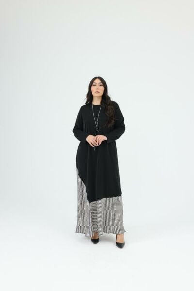 MÜSEMMA YENİ SEZON KREP KUMAS ELBİSE