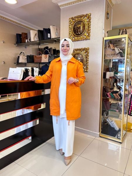 PUREVA/ FERMUARLI CEKET/ GİYÇIK