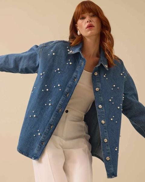 ﻿İNCİ DTY. OVERSIZE JEAN CEKET/SEÇİL