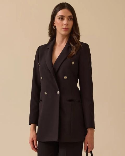 DÜĞMELİ KLASİK KESİM BLAZER CEKET/SEÇİL