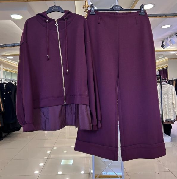 ﻿KAPÜŞONLU PARAŞÜT KUMAŞ DTY. PANTOLONLU TAKIM/GHISA