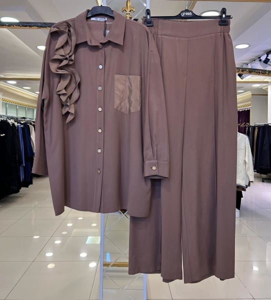 ﻿FIRFIR VE PARAŞÜT KUMAŞ DTY. PANTOLONLU TAKIM/GHISA