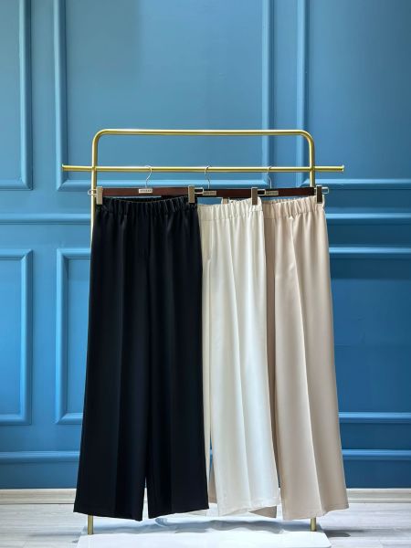 SENTEZ DIŞTAN KEMERLİ BOL PAÇA PANTOLON