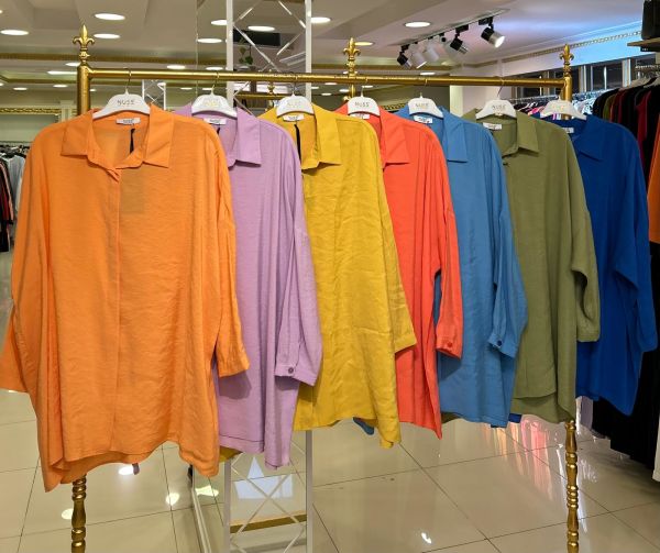 NUSS/ MODAL KUMAŞ OVERSİZE GÖMLEK