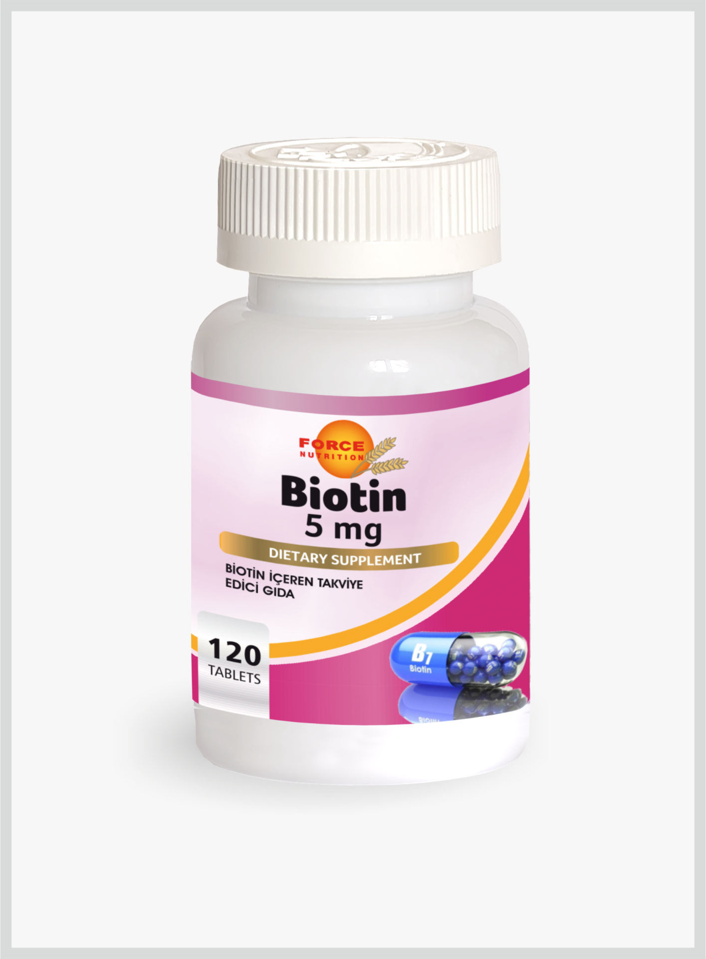 BİOTİN 5 MG 120 TABLET