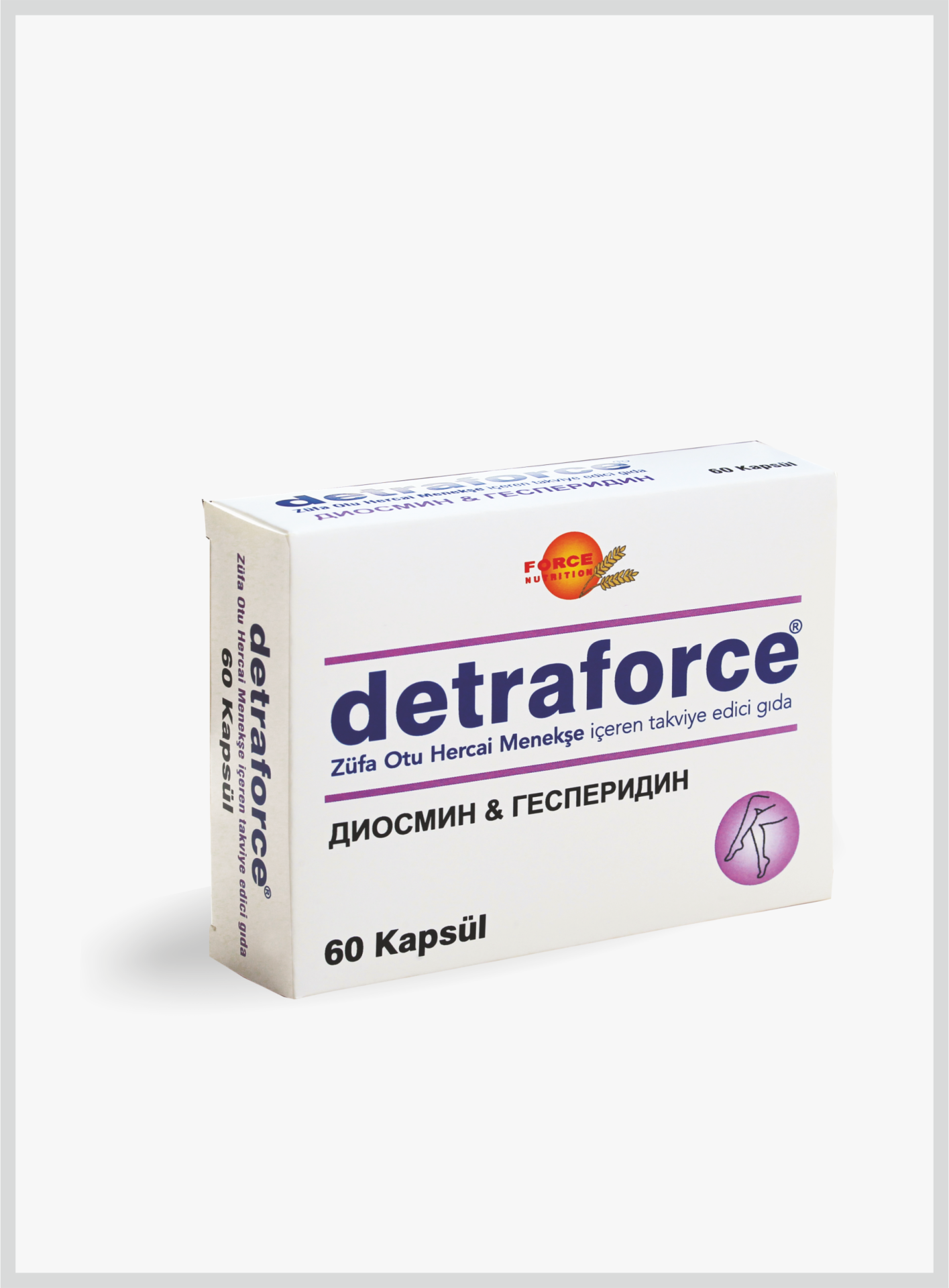 FORCE NUTRITION DETRAFORCE 60 KAPSÜL