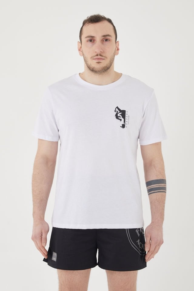 Gökbörü Stronger Oversize T-Shirt Beyaz (Unisex)