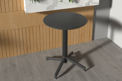 Tilia Plastik Bahçe Balkon Bistro Katlanır Masa 60*60 cm