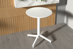 Tilia Plastik Bahçe Balkon Bistro Katlanır Masa 60*60 cm