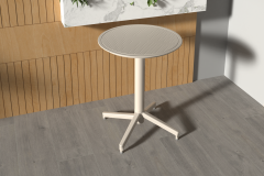 Tilia Plastik Bahçe Balkon Bistro Katlanır Masa 60*60 cm