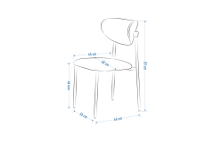 Venüs Sandalye Argos Ahşap Mutfak Masası Takımı - 70x120 Cm
