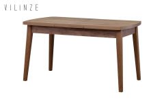 Aras Ahşap Yemek Masası Kestane - 90*160 cm