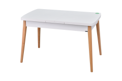 Avanos Ahşap Açılır Kapanır Mdf Mutfak Masası - 70x120+30 cm