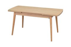 Avanos Ahşap Açılır Kapanır Mdf Mutfak Masası - 70x120+30 cm Naturel