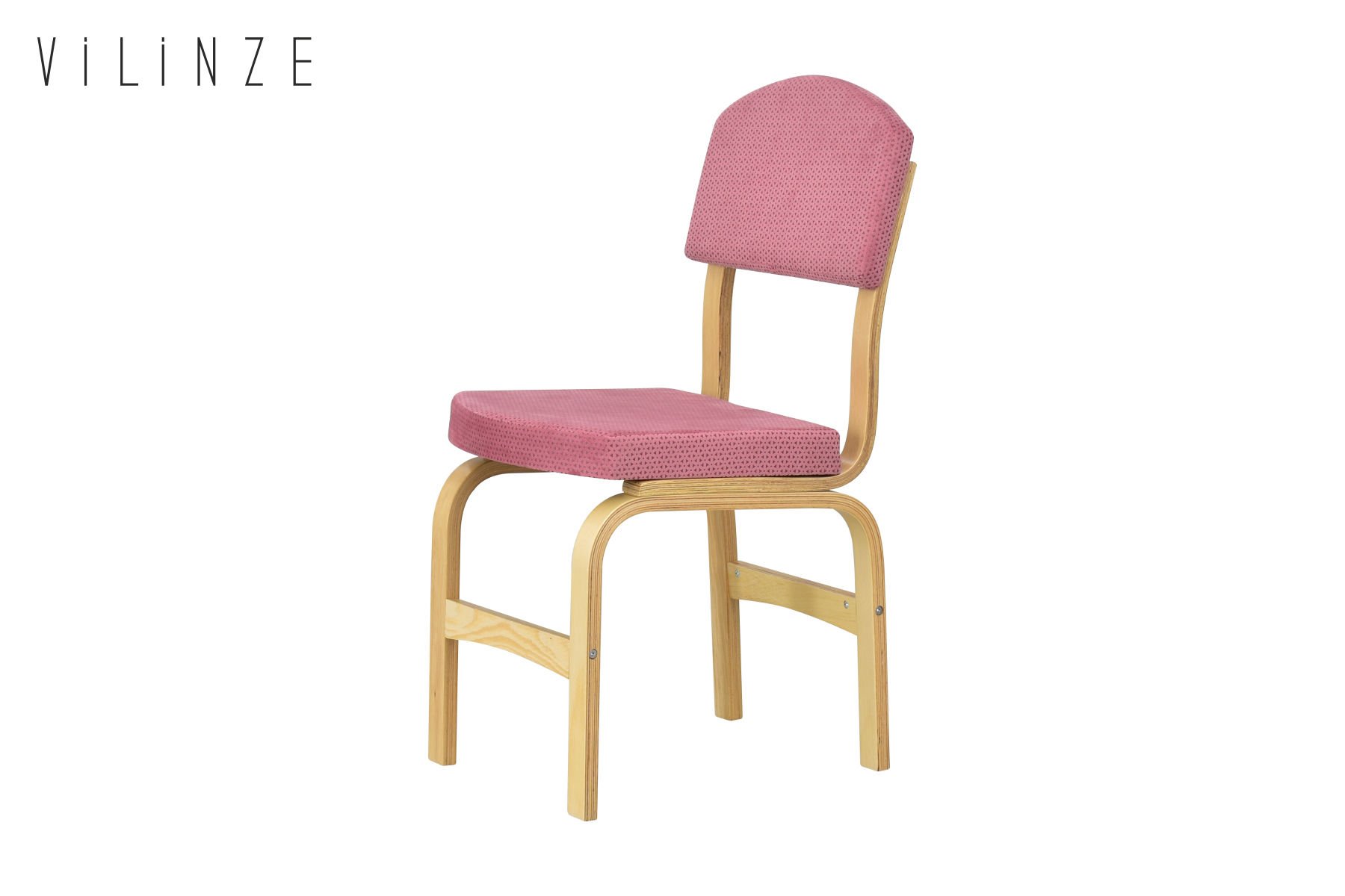 Ege 19 Sevilla Ahşap Sandalye Naturel - Pembe