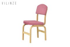 Ege 19 Sevilla Ahşap Sandalye Naturel - Pembe