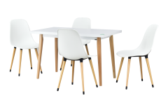 Eames Sandalye Avanos Ahşap Mdf Mutfak Masası Takımı