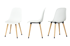 Eames Sandalye Avanos Ahşap Mdf Mutfak Masası Takımı 70*80 cm