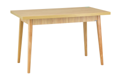 Ege Sandalye Avanos Ahşap Mutfak Masası Takımı - 70x120 Cm Gri - Naturel