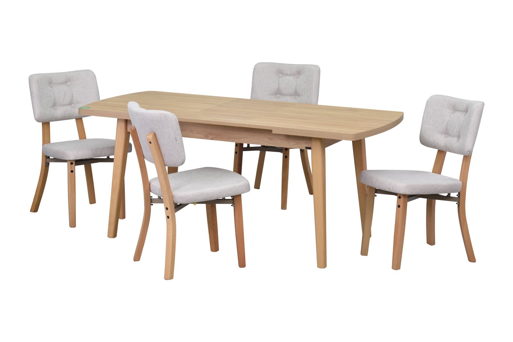 Mir Sandalye Aras Mutfak Masası Takımı - 80x140 cm