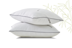 Pofido Bambu Kılıflı Yastık Fermuarlı Yıkanabilir Yoğun Dolgulu 1000 Gr - 50x70 cm (2 Adet)