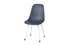 Eames Ahşap Ayak Plastik Antrasit Sandalye