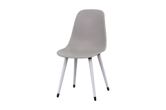 Eames Ahşap Ayak Plastik Gri Sandalye