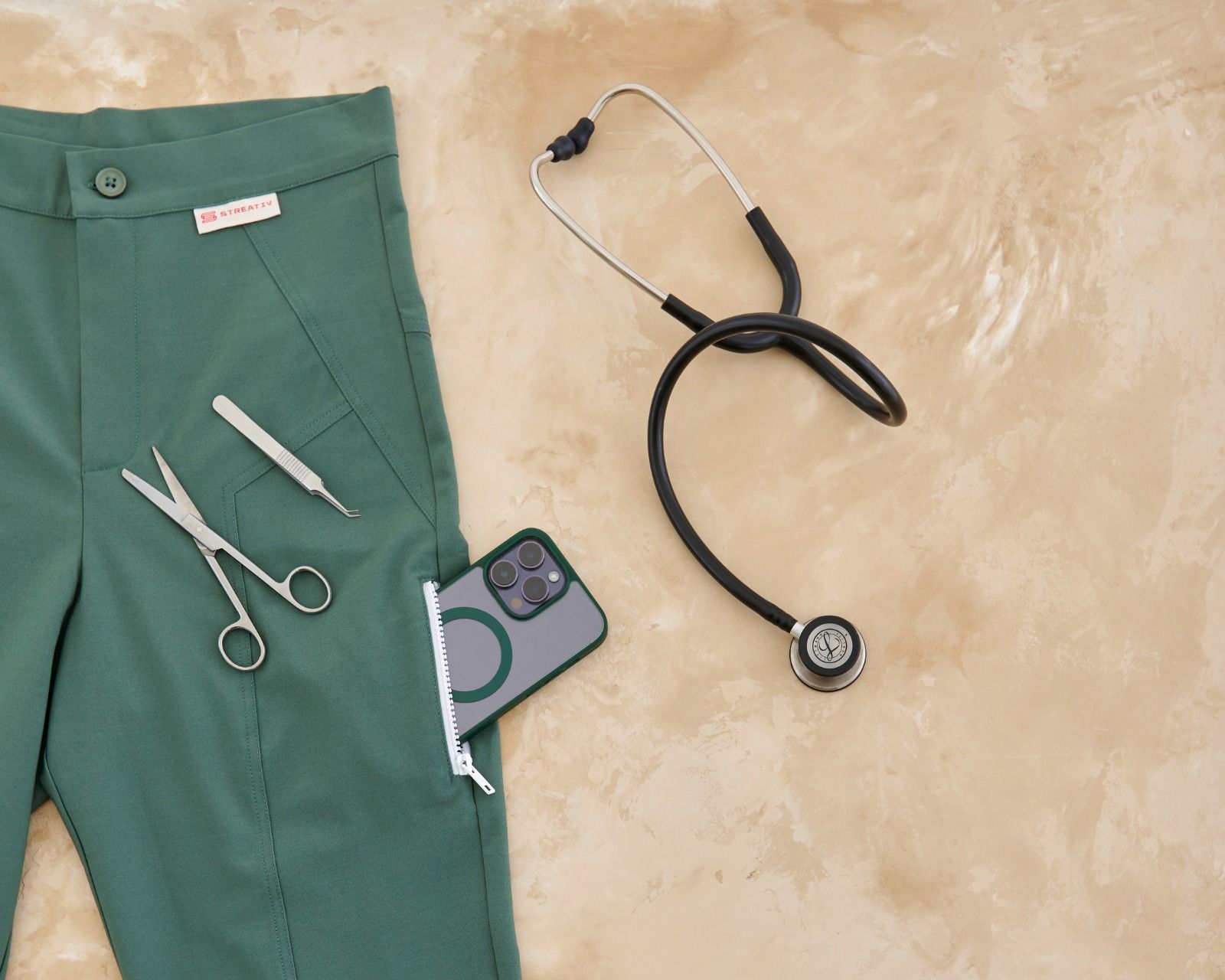 FLOKİ Kadın Doktor Forması Altı - Yeşil