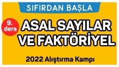 9. Ders Asal Sayılar ve Faktöriyel
