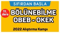 11. Ders Bölünebilme Obeb - Okek