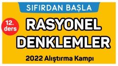 12. Ders Rasyonel Denklemler