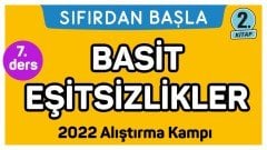 7. Ders Basit Eşitsizlikler