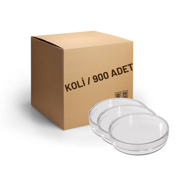 FIRATMED Plastik Petri Kabı - 60x15 mm - Aseptik Steril - Paket/900 Adet