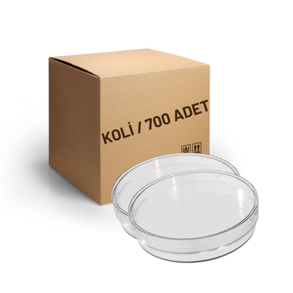 FIRATMED Plastik Petri Kabı - 90x15 mm - Aseptik Steril - Paket/700 Adet