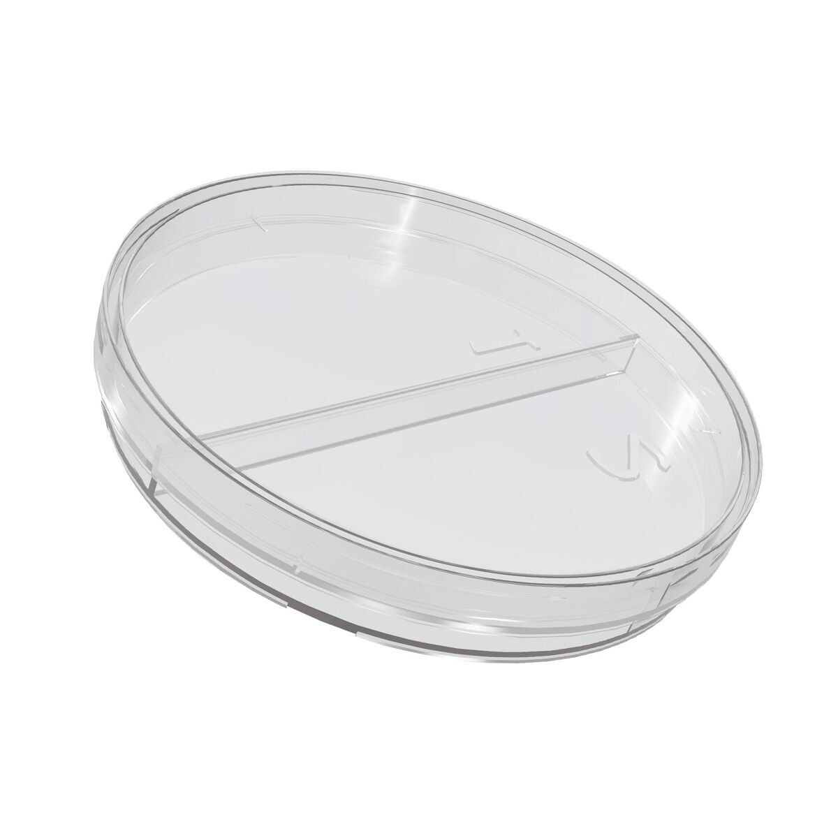FIRATMED Plastik Petri Kabı - 90x15 mm - Bölmeli - Gama Steril - Poşet/23 Adet