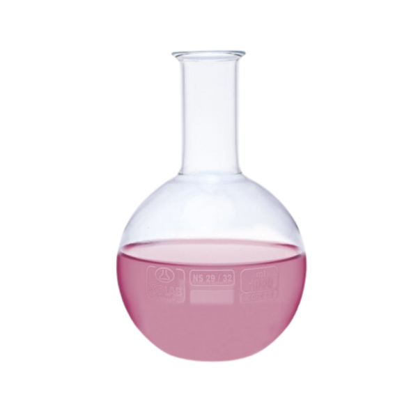 ISOLAB - Balon - Cam - Dibi Düz - 500 ml