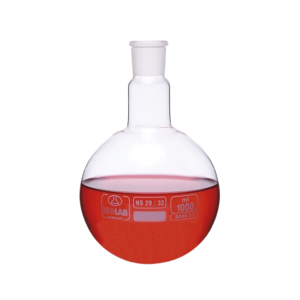 ISOLAB - Balon - Cam - Dibi Yuvarlak - Şilifli - 1000 ml - NS 24/29