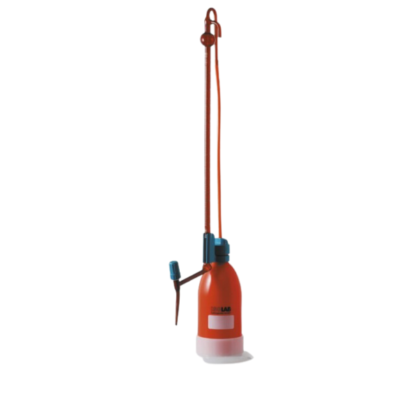 ISOLAB - Büret - Otomatik - Şilling - Amber - As Kalite - Grup Sertifikalı - Beyaz Skala - 25 ml