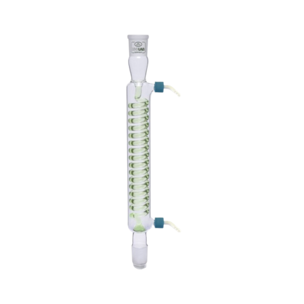 ISOLAB - Soğutucu - Spiralli - 250 mm - Dişi Şilif : NS 29/32 - Erkek Şilif : NS 29/32 - P.P Yan Kol
