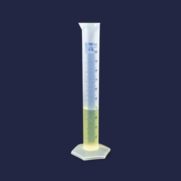 ISOLAB - Mezür - Uzun From - P.P - B Kalite - Mavi Skala - 10 ml