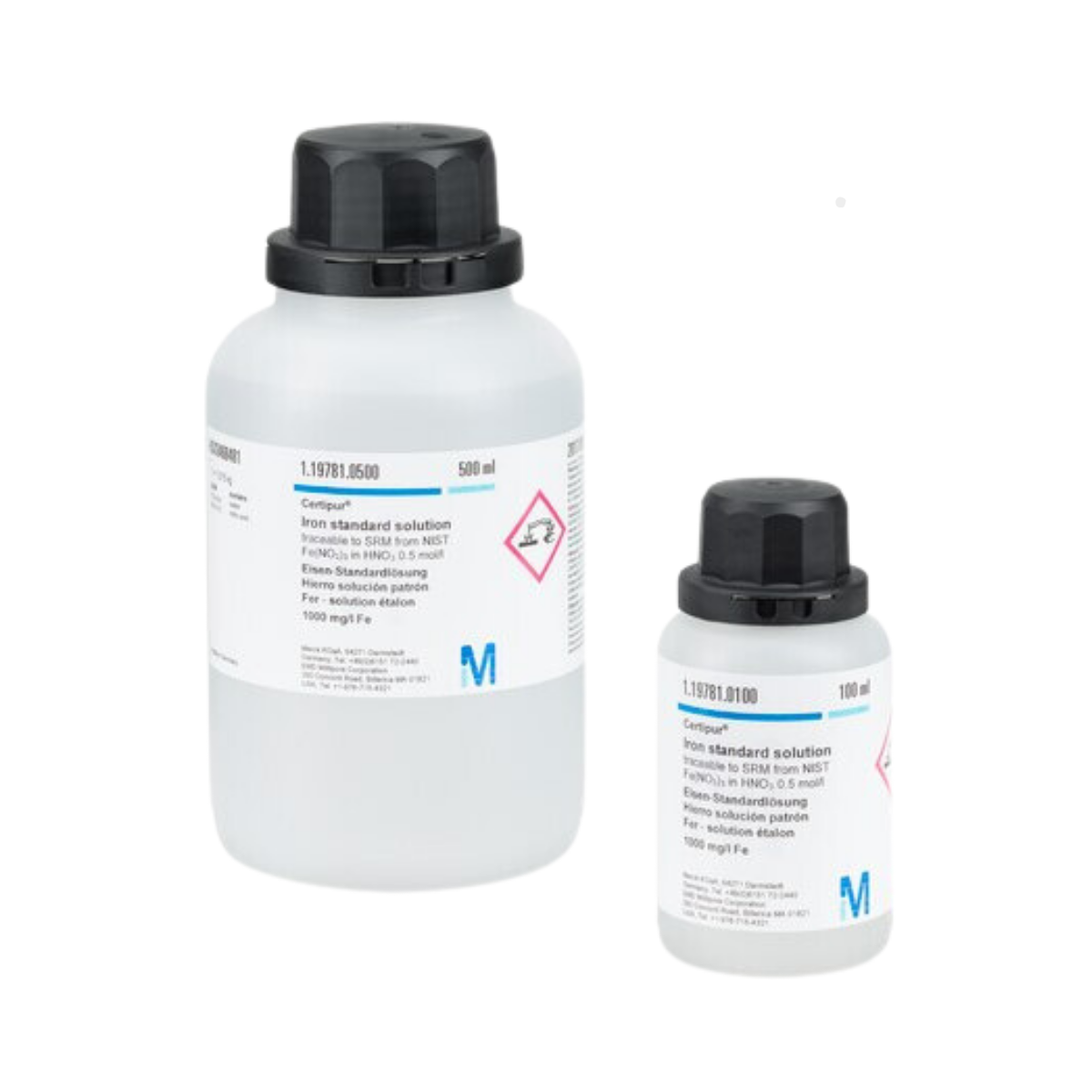 MERCK 119770 - Aluminium Standard Solution Traceable To Srm From Nist Al(No3)3 in Hno3 0,5 Mol/ 500 ml