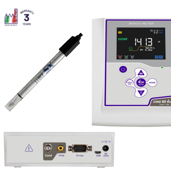 XS Instruments COND 60 VioLab complete kit - Masaüstü İletkenlik Ölçer