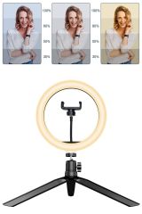 10inç 26cm Youtube Instagram Tiktok Selfie  Stüdyo Video Fotoğraf Ring Light  Tripod Led Halka Işık