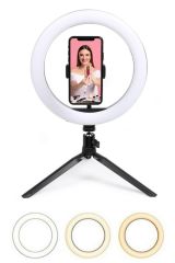 8inç 20cm Youtube Instagram Tiktok Selfie  Stüdyo Video Fotoğraf Ring Light  Tripod Led Halka Işık