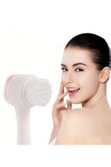 Çift Fonksiyonlu Renkli Cilt Temizleme ve Masaj Fırçası - Peeling ve Gözenek Temizleyici